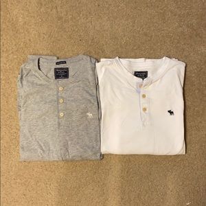 Abercrombie & Fitch henley 2-pack